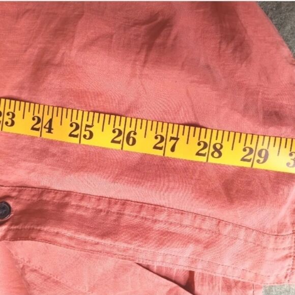 Robert Stock 100% Silk Short Sleeve Button Up Collar Shirt Men's Size Medium - Picture 7 of 8